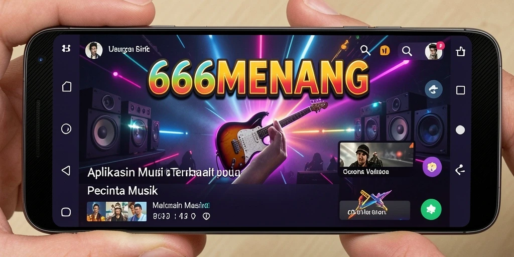 Tampilan gameplay <strong>666MENANG</strong> yang menarik dengan koleksi lagu yang beragam.