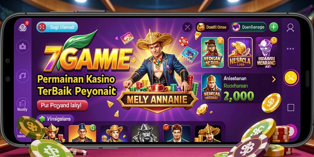 Screenshot gameplay 7GAME yang menarik dan interaktif.