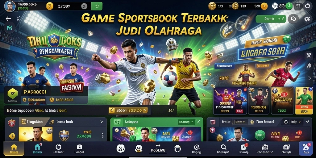 Tampilan gameplay Sportsbook yang menarik dan interaktif.