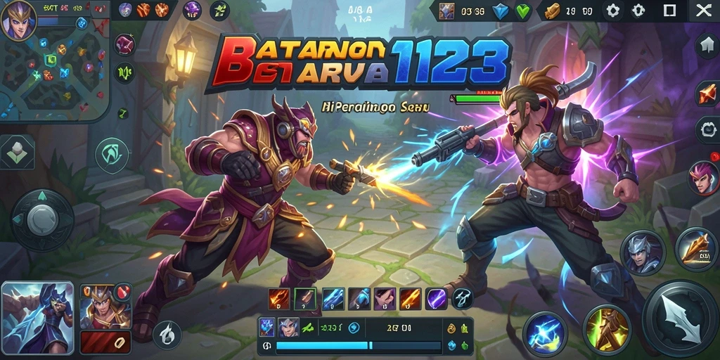Gameplay memukau dari BATA123 dalam pertempuran MOBA