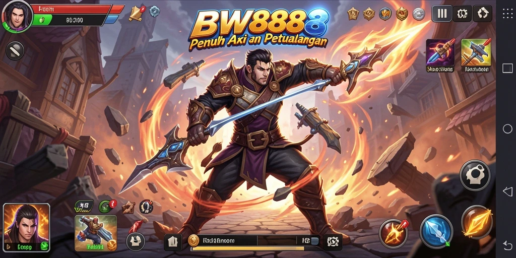Tampilan menarik dari gameplay BW888 yang penuh aksi dan petualangan.