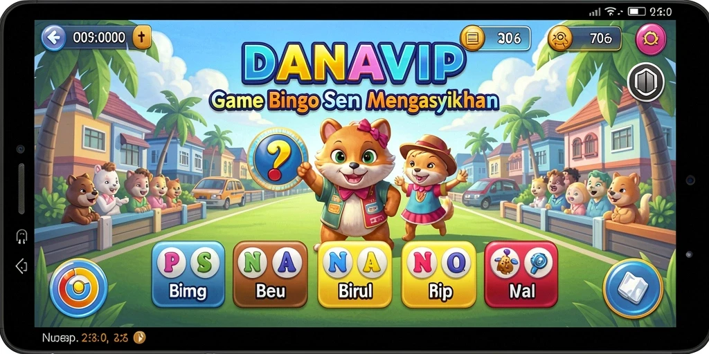 Tampilan gameplay Bingo yang mengasyikkan di DANAVIP.