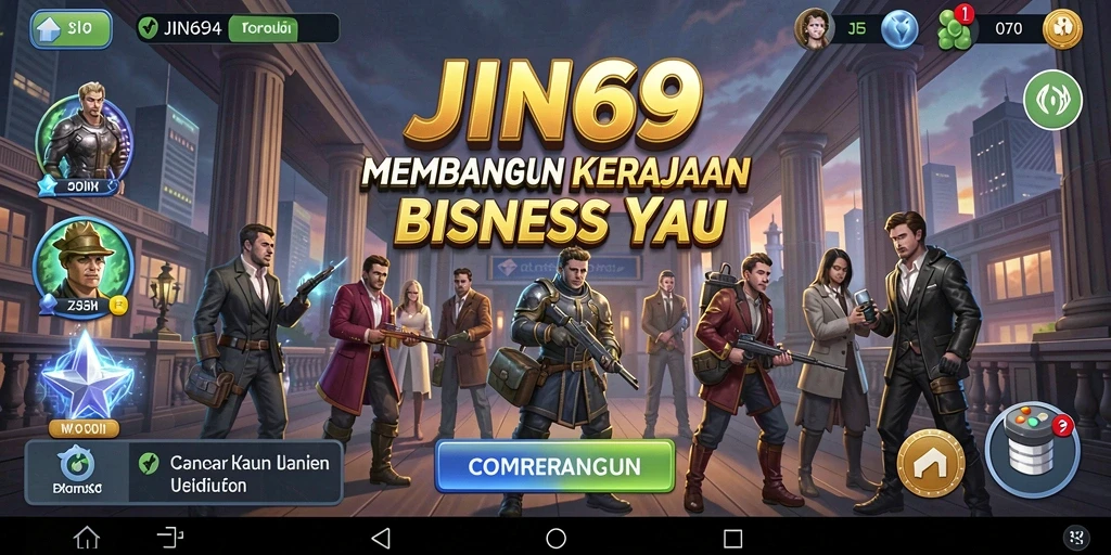 Screenshot utama JIN69 menampilkan gameplay Tycoon yang menarik dan mendalam.