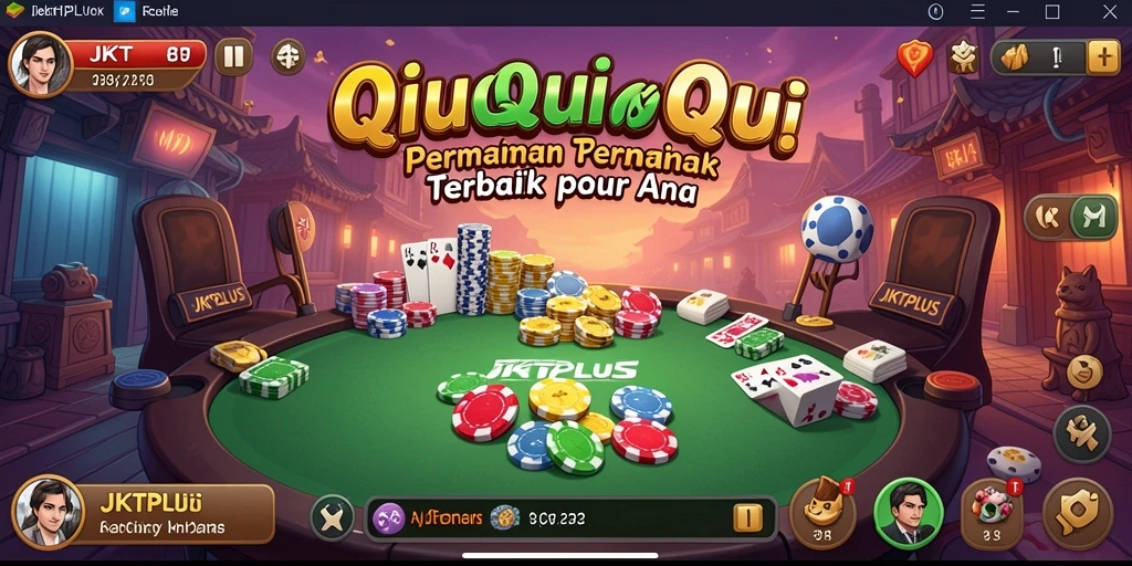 Screenshot gameplay QiuQiu yang mengasyikkan dan interaktif.
