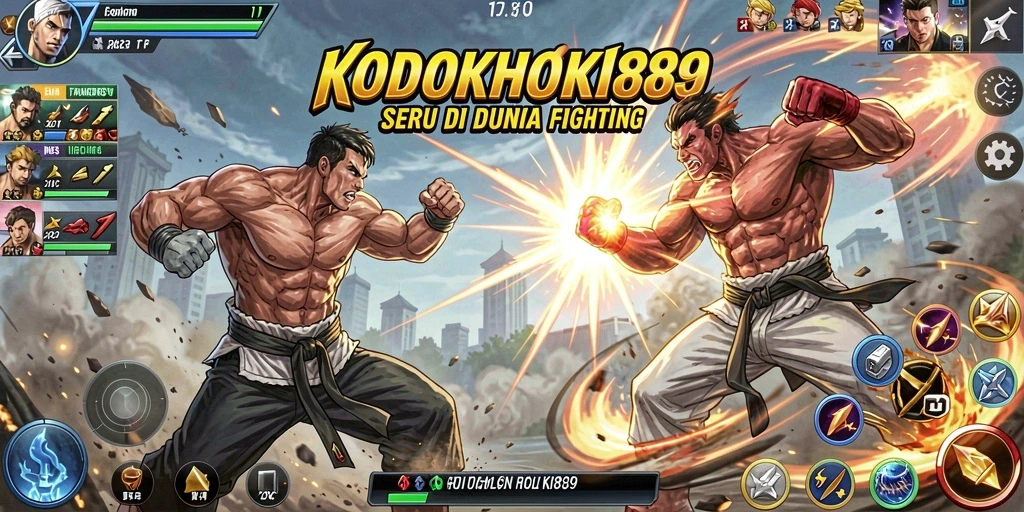 Tangkapan layar KODOKHOKI889 memperlihatkan aksi pertarungan yang mendebarkan.