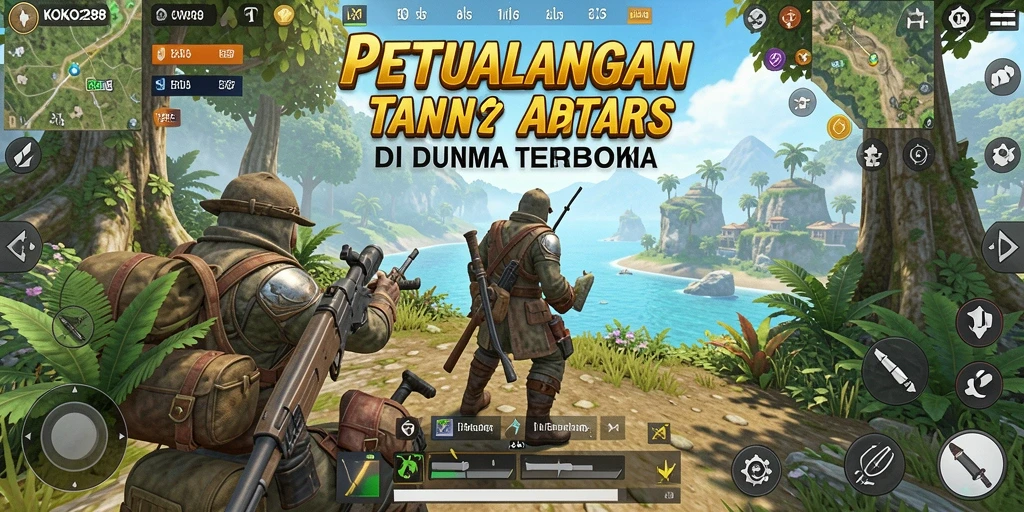 Gameplay KOKO288 yang menampilkan eksplorasi dunia terbuka.