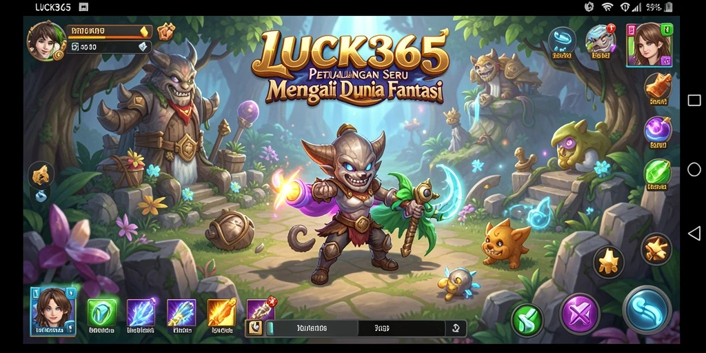 Tampilan gameplay menakjubkan di LUCK365 dengan petualangan seru.