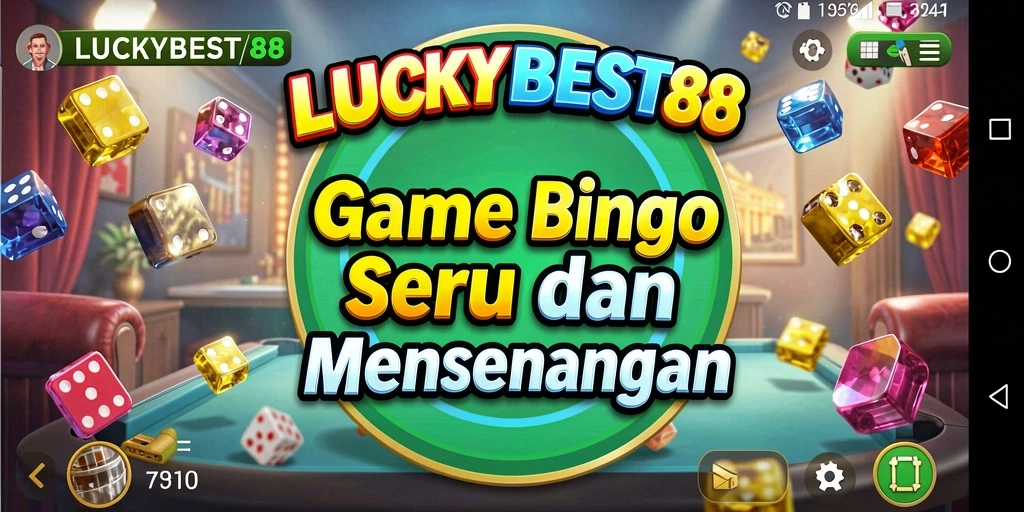 Tampilan utama gameplay Bingo di LUCKYBEST88 yang seru.