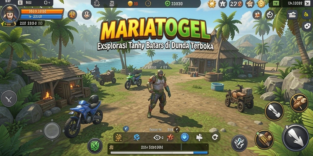 Gameplay seru MARIATOGEL di dunia terbuka yang luas.