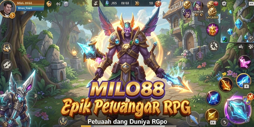 Tangkapan layar <strong>MILO88</strong> menampilkan aksi seru dalam gameplay RPG.