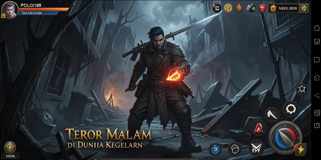 Screenshot gameplay POLO188 menampilkan suasana mencekam dan misterius.