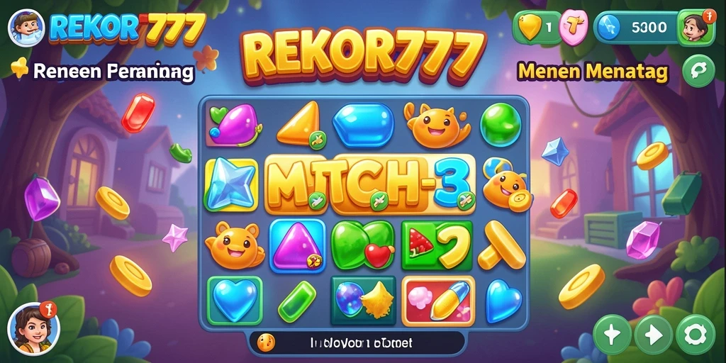 Tampilan gameplay seru dalam REKOR777 yang menantang.