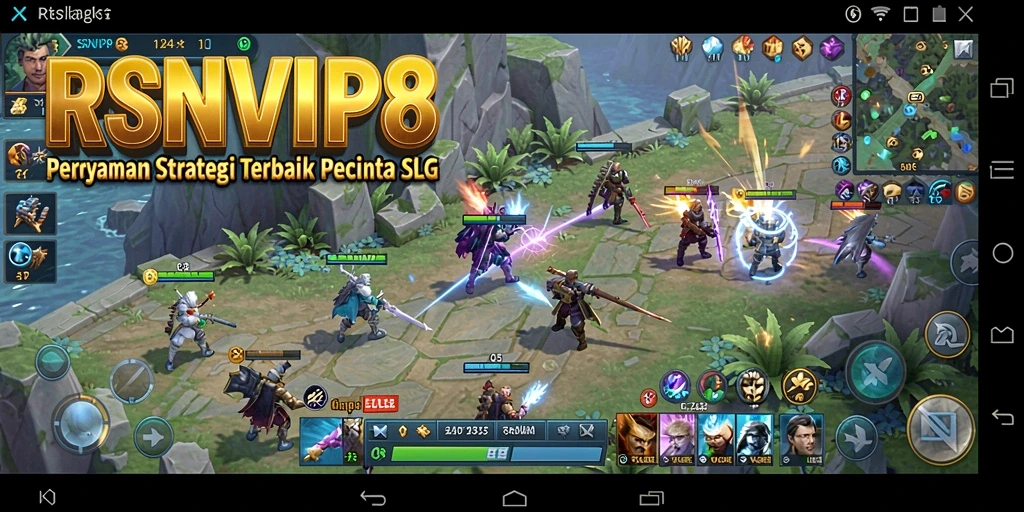 Tampilan gameplay menarik dari RSNVIP8 yang menunjukkan strategi dalam pertempuran.