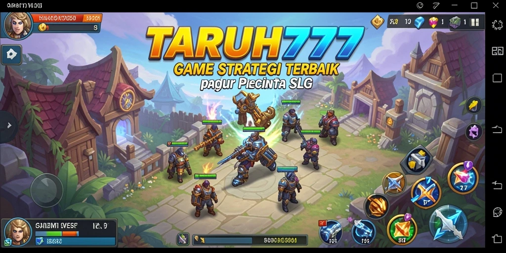 Tampilan gameplay epik dalam TARUH777 yang menarik dan strategis.