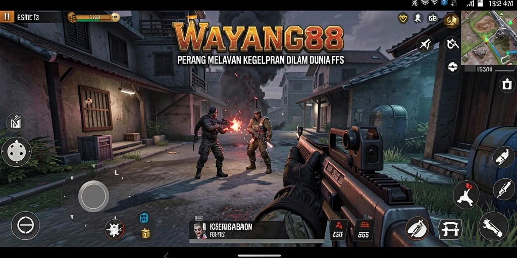 Tangkapan layar menampilkan aksi intens dalam permainan FPS.